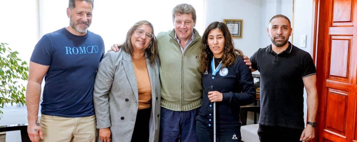 El Gobernador Melella recibió a la judoca Rocío Ledesma tras su paso por los Juegos Paralímpicos de París