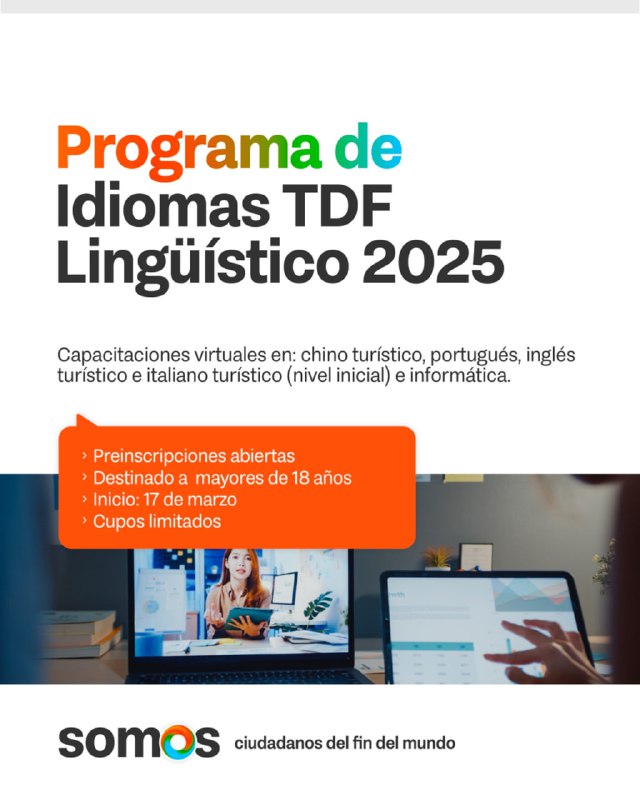 ABREN LAS PREINSCRIPCIONES AL “PROGRAMA DE IDIOMAS TDF LINGUISTICO
