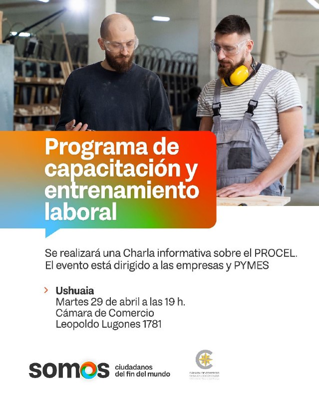 PROGRAMA DE CAPACITACIÓN Y ENTRENAMIENTO LABORAL: SE LLEVARÁ A CABO UNA CHARLA INFORMATIVA DESTINADA A EMPRESAS Y PYMES